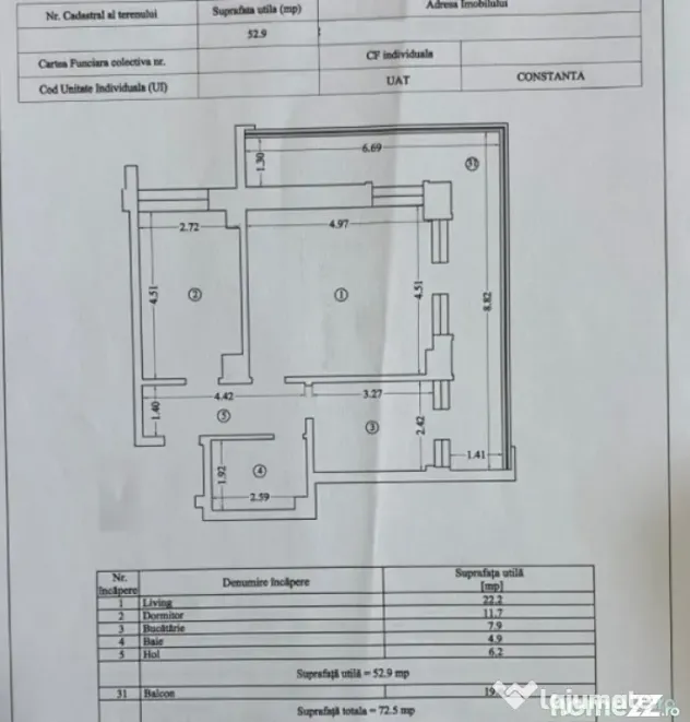Apartament 2 Camere Constanța | FAR - Abator | Investiție - Constanta (Constanta)