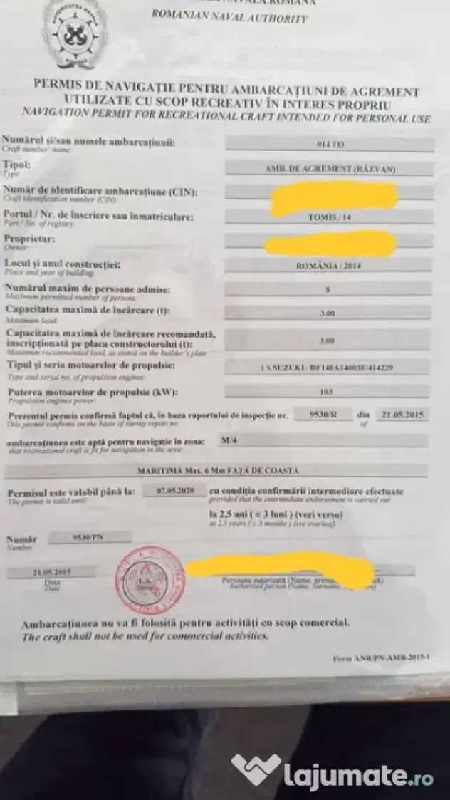 Ambarcatiune Razvan