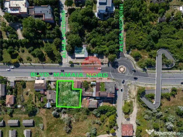 Teren de 1000 mp la Bulevard - Mamaia Nord