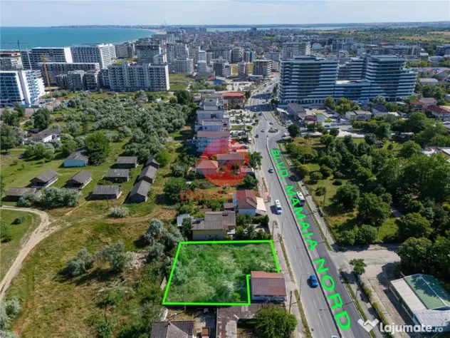 Teren de 1000 mp la Bulevard - Mamaia Nord
