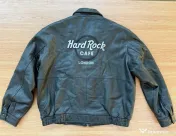 Geaca vintage piele naturala Hard Rock Cafe London.