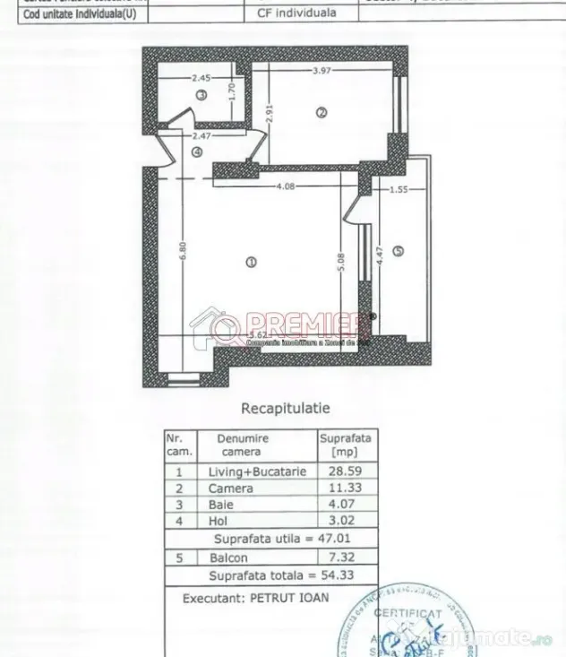 Metalurgiei - Postalionului 2 camere mutare imediata
