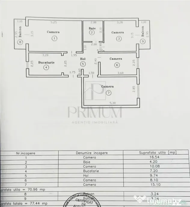 LIPOVEI - 4 CAM - RENOVAT - DECOMANDAT - CENTRALA/AC - BOXA