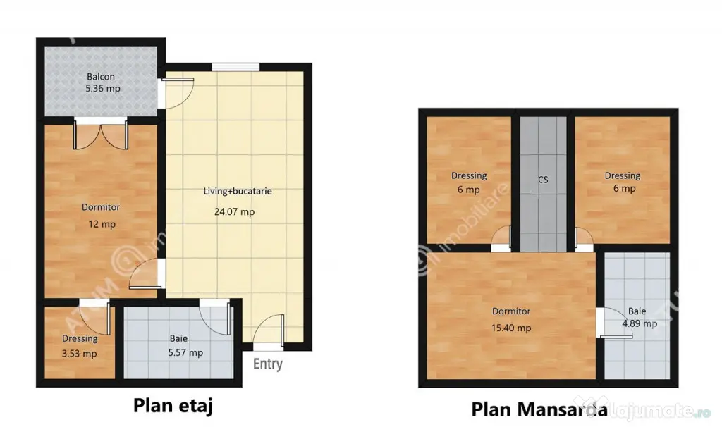 Apartament cu 3 camere si 2 bai in Sibiu zona Vasile Aaron/S
