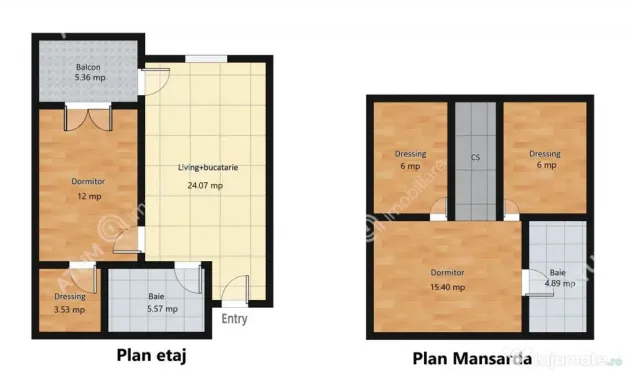Apartament cu 3 camere si 2 bai in Sibiu zona Vasile Aaron/S