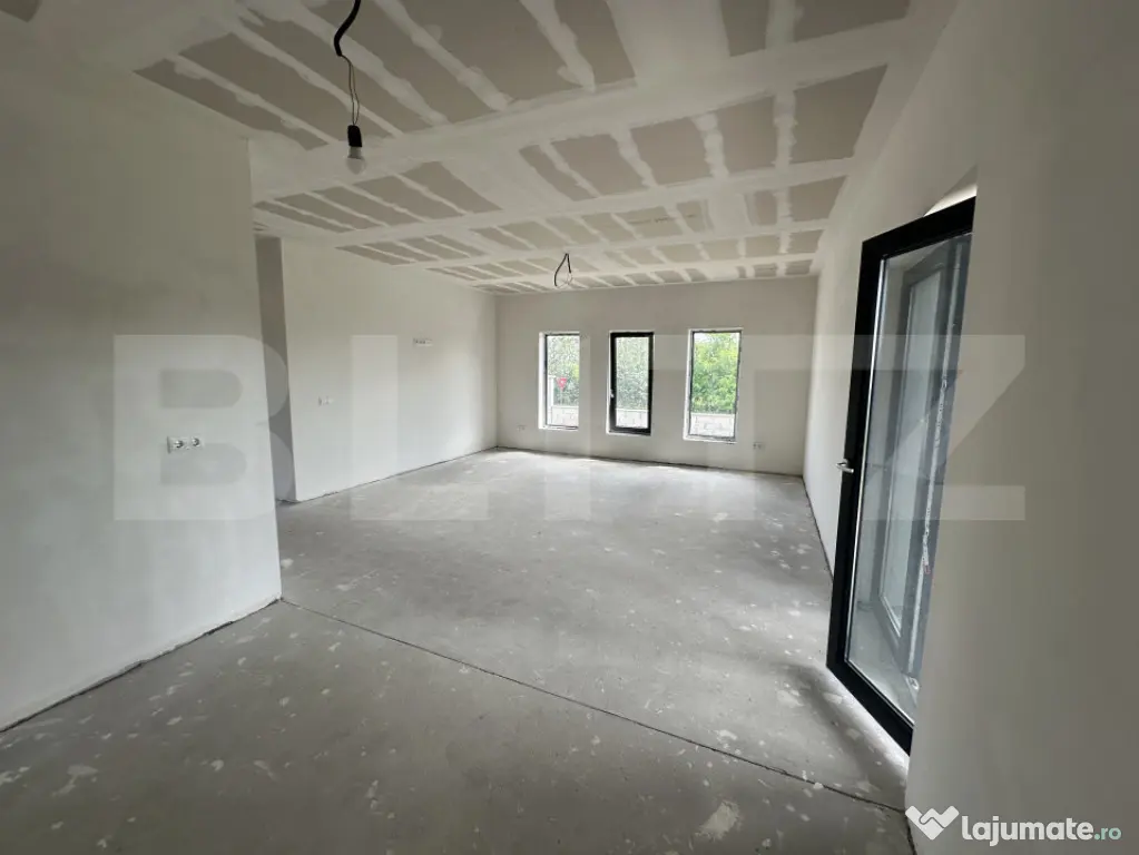 Casa plan parter, 125 mp utili, 450 mp teren , Lazuri