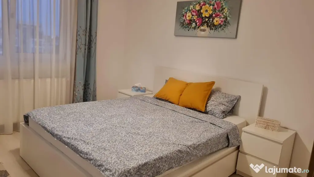 Apartament 2 camere de inchiriat, terasa 17mp, doua locuri de parcare