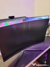 Monitor LED Acer Gaming Nitro  Curbat 23.6 inch 1 ms Black FreeSync 144 Hz 