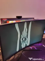Monitor LED Acer Gaming Nitro  Curbat 23.6 inch 1 ms Black FreeSync 144 Hz 