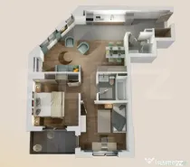 Apartament 3 camere, 2 bai, 67mp, zona Vivo