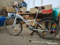 Bicicletă de oraș pentru fete B'Twin Poply 300 (roți 24", 5 viteze), București