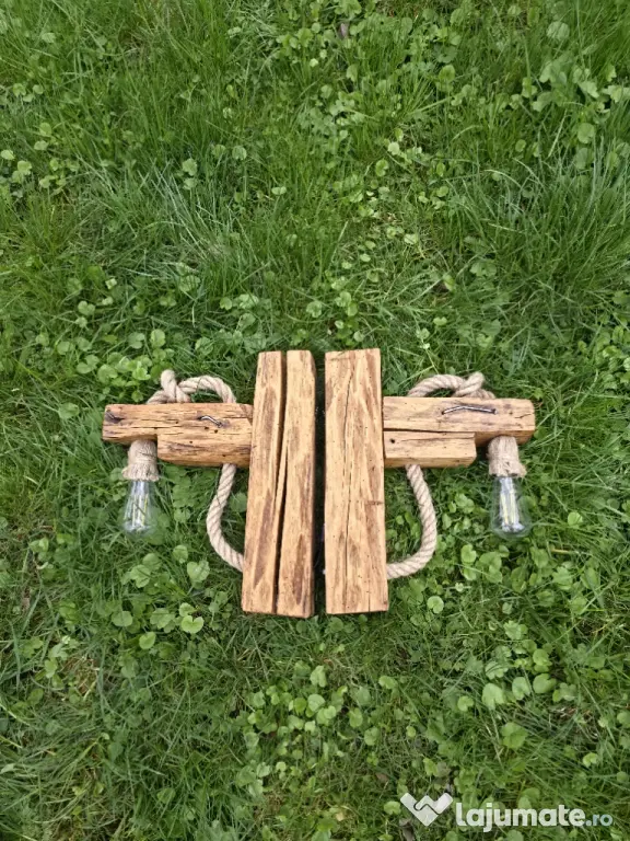 Vând lustre ,obiecte pentru decor rustic