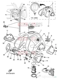 Plastice / Carenaje / Ornamente Yamaha MT-03 (2006 - Prima Generatie) 