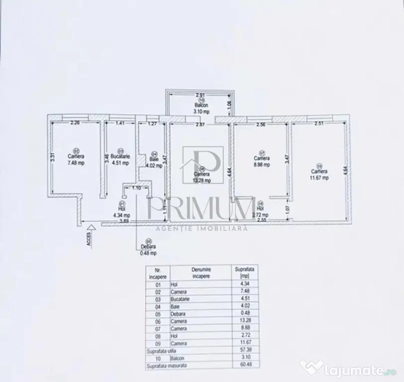 DACIA - ETAJ 3 - RENOVAT - 4 CAMERE - ZONA EXCELENTA