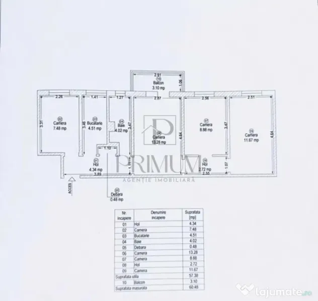 DACIA - ETAJ 3 - RENOVAT - 4 CAMERE - ZONA EXCELENTA