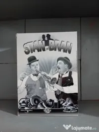 Colecție completă Stan și Bran, 8 DVD-uri originale Adevărul + suport carton 