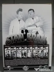 Colecție completă Stan și Bran, 8 DVD-uri originale Adevărul + suport carton