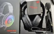 Casti gaming Redragon Pandora H350, iluminare RGB, USB, Negru 