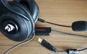 Casti gaming Redragon Pandora H350, iluminare RGB, USB, Negru 