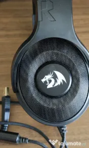 Casti gaming Redragon Pandora H350, iluminare RGB, USB, Negru 