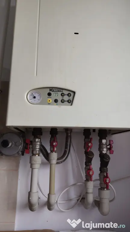 Centrala termica pe gaz ''Motan K Start C21 SPV 23 MEF'', inca in folosinta.