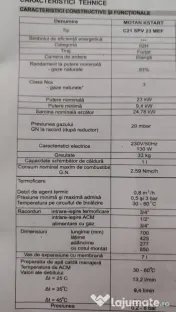 Centrala termica pe gaz ''Motan K Start C21 SPV 23 MEF'', inca in folosinta.