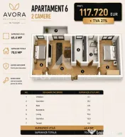 Agora Boutique Tunari, apartament 3 camere, langa Cosmopolis