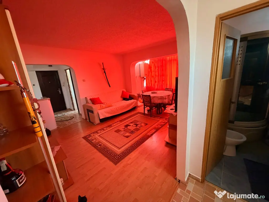 Apartament 2 camere, 60 mp, mobilat complet, centrală proprie, Posada