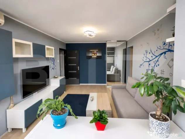 Apartament 2 camere, 45 mp, mobilat & utilat- zona Girocului
