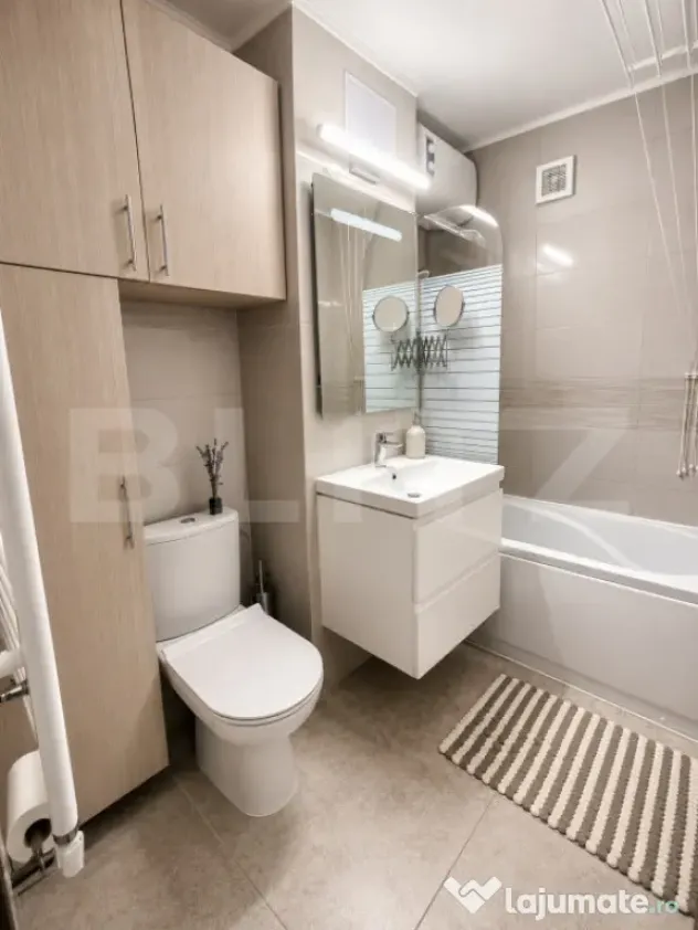 Apartament 2 camere, 45 mp, mobilat & utilat- zona Girocului
