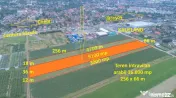 Teren intravilan, 9100 mp, lângă Kaufland Săcele 