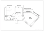 2 camere decomandat, instalații refăcute, 54 mp 
