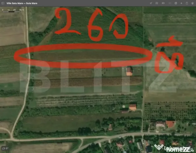 Teren intravilan de vanzare, 4658 mp, localitatea Viile Satu