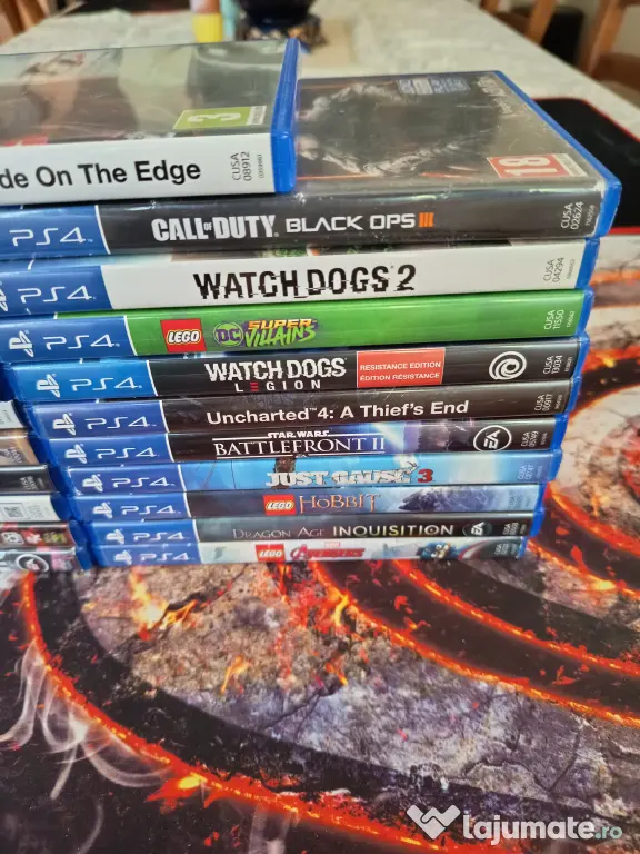Lot 15 Jocuri PS4 in stare foarte buna