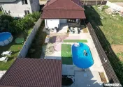 Casă nouă Săbăreni, terasă, piscină, foișor, barbe... 
