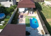 Casă nouă Săbăreni, terasă, piscină, foișor, barbe... 