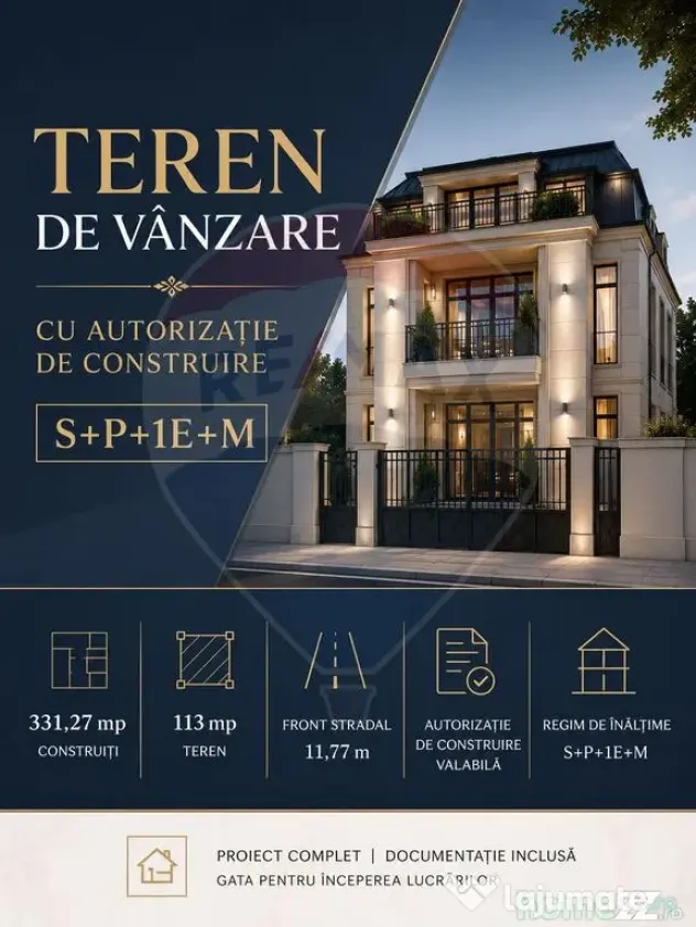Teren de vânzare cu autorizație de construire | Sector ... - Bucuresti (Bucuresti-Ilfov)