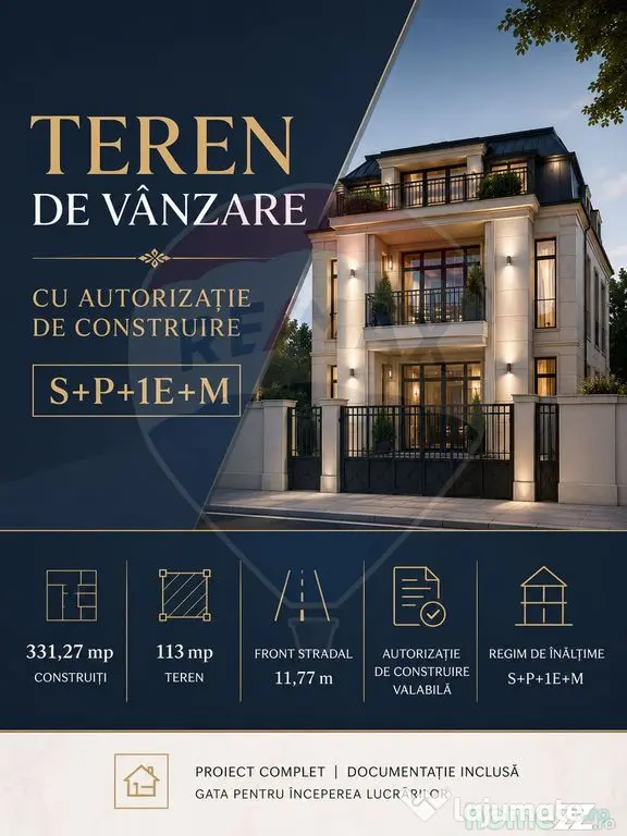 Teren de vânzare cu autorizație de construire | Sector ...