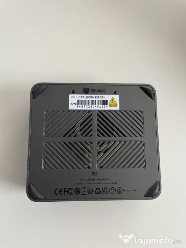 Vand Mini PC BMAX B3, Intel N5095 pana la 2.9GHz, 8GB DDR4, 256GB SSD