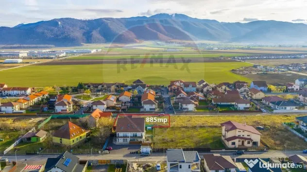 TEREN INTRAVILAN | 885 MP | GHIMBAV | VIEW POSTĂVARU | C...