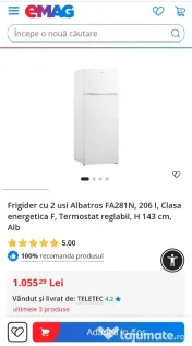 Frigider in 2 usi 