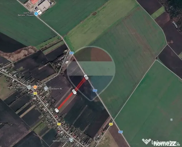 Teren agricol EXTRAVILAN - 8166 mp, Ghighiu — acces DN1A si A3 - Ghighiu (Prahova)