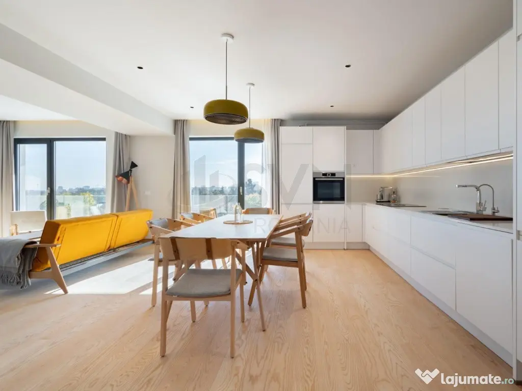 PENTHOUSE SUPERB l MOBILAT DESIGN l TERASA l VEDERE LAC P...