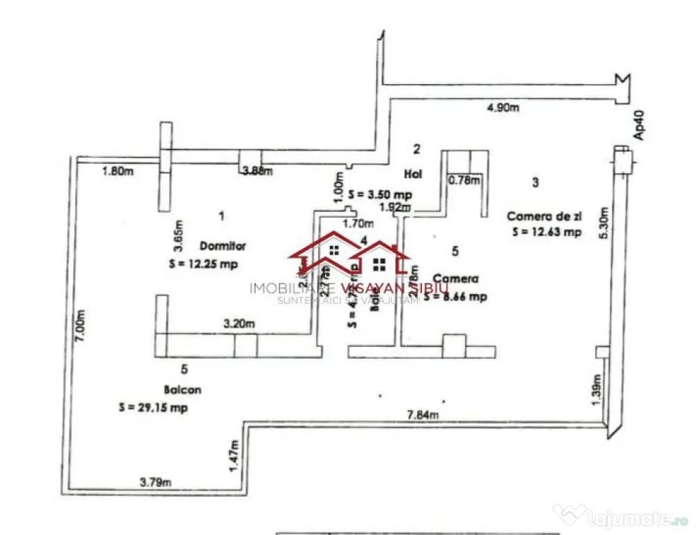 Pentahouse nou modern parcare lift aproape de Mall Sibiu