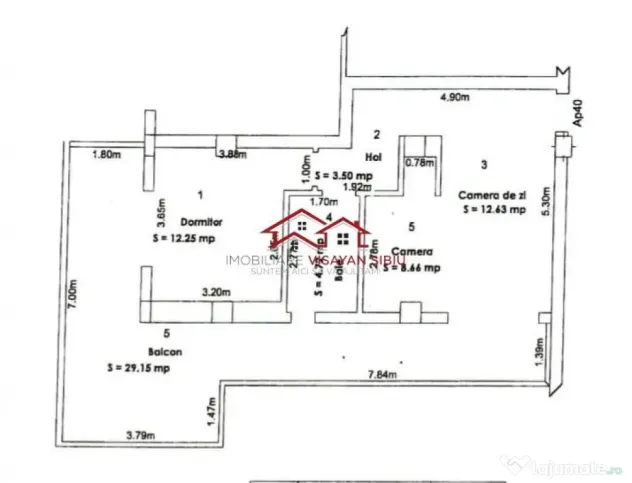 Pentahouse nou modern parcare lift aproape de Mall Sibiu