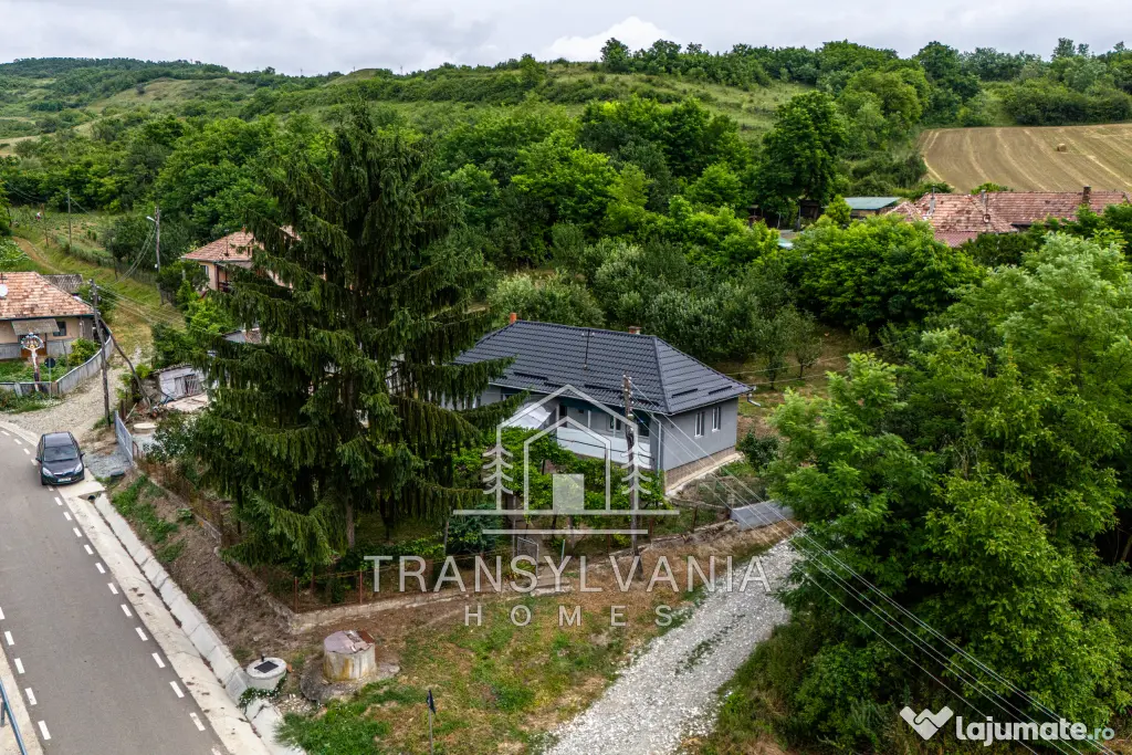 Casă renovată cu teren de 1.425 mp de vânzare în Năsal, com. Țaga