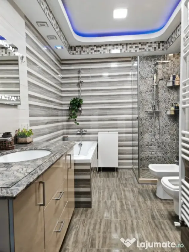 Apartament de lux cu 3 camere, 108 mp utili, 2 terase, 2 bă