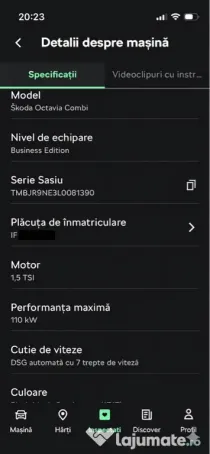 Skoda Octavia 3 Facelift 2020 1.5 TSI 150 CP DSG Business