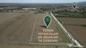 Teren intravilan de 25400 mp cu potențial excepțional pent 