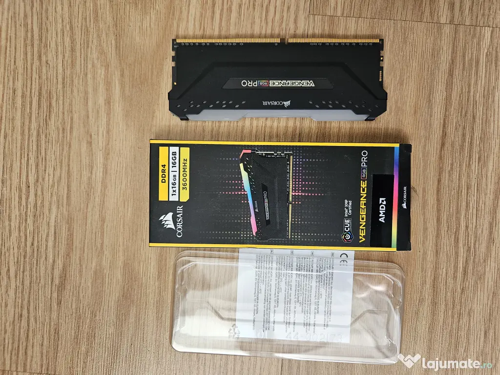 Memorie RAM Corsair VENGEANCE® RGB PRO 16GB, DDR4, 3600MHz, CL18 Memory